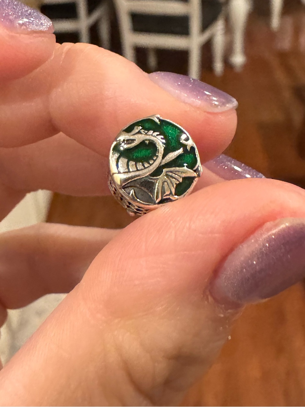 New Sterling Silver Maleficent Charm - Picture 3 of 5